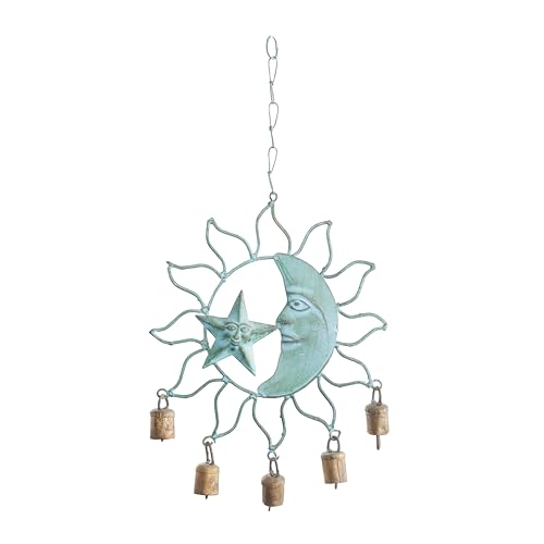 Deco 79 Metal Sun Moon Windchime 13" H, 11" W-26647, 13" x 11" Deco 79 Metal Sun Moon Windchime 13" H, 11" W-26647, 13" x 11" von Deco 79