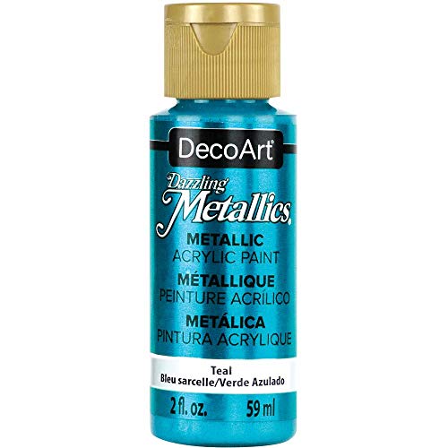 Deco Art Acrylfarbe zum Basteln, Blaugrün, 59 ml (1 Stück) von DecoArt