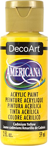 Deco Art Americana Acryl Transparent Mehrzweck-Paint, Cadmium Gelb von Deco Art