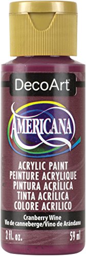 Deco Art Americana Acryl Transparent Mehrzweck-Paint, Cranberry WNE von DecoArt