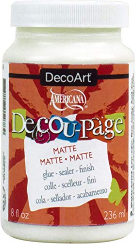 Deco Art Americana decou-Page glue-8oz matt, andere, Mehrfarbig, 6.35 x 6.35 x 10.79 cm von DecoArt