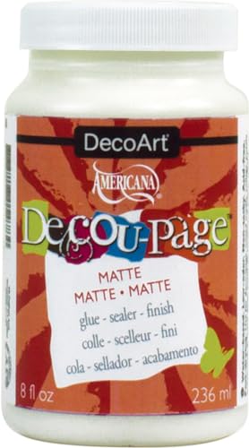 Deco Art Americana decou-Page glue-8oz matt, andere, Mehrfarbig, 6.35 x 6.35 x 10.79 cm von DecoArt