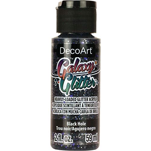 Deco Art DGG08-30 DecoArt Galaxy Glitzer, Schwarz, 59ml von DecoArt