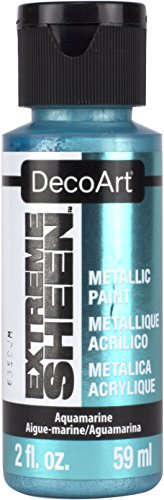 DecoArt Americana Extreme Sheen Farbdose, Acryl, Aquamarin, 59 ml (1 Stück) von DecoArt