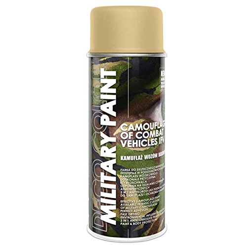 Deco Color 1 Stück 400ml Militär Army Militärlack Lackspray Nato Farbe wählbar (beige RAL 1001) von Deco Color