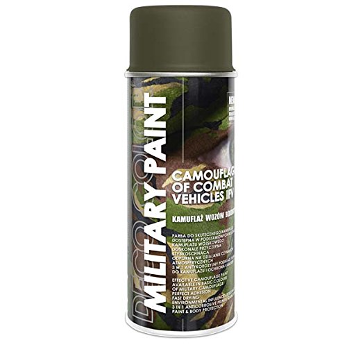 Deco Color 1 Stück 400ml Militär Army Militärlack Lackspray Nato Farbe wählbar (braungrau RAL 7013) von Deco Color