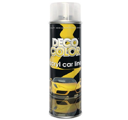 Deco Color DC Lackspray Neon 400ml freie Farbauswahl (Klarlack GLÄNZEND 500ml) von Deco Color