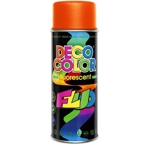 Deco Color DC Lackspray Neon 400ml freie Farbauswahl (Neonlack Orange 400ml) von Deco Color