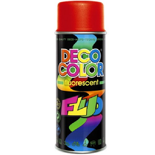 Deco Color DC Lackspray Neon 400ml freie Farbauswahl (Neonlack Rot 400ml) von Deco Color