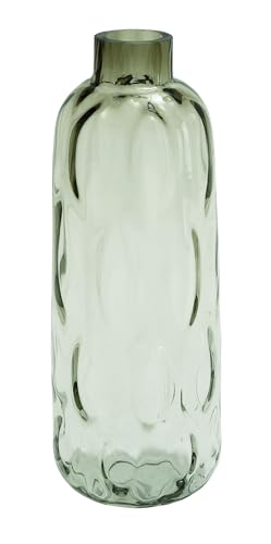 Deco 79 Glas Vase 17,8 cm W, 43,2 cm h-99834, Smoky Grau, 17,8 x 43,2 cm von Deco 79