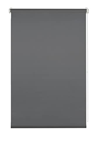 Deco Company Klemmrollo, Blickdicht, Lichtdurchlässig, Lichtschutz, Blendschutz, Rollo für Fenster ohne Bohren, Polyester, Anthrazit, 90 x 210 cm Deco Company Klemmrollo, Blickdicht, Lichtdurchlässig, Lichtschutz, Blendschutz, Rollo für Fenster ohne Bohren, Polyester, Anthrazit, 90 x 210 cm von Deco Company