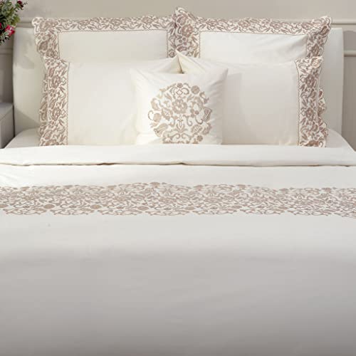 Deco Mex Bettwäsche-Set 7-teilig Bella 200x220cm, Ivory von Deco Mex