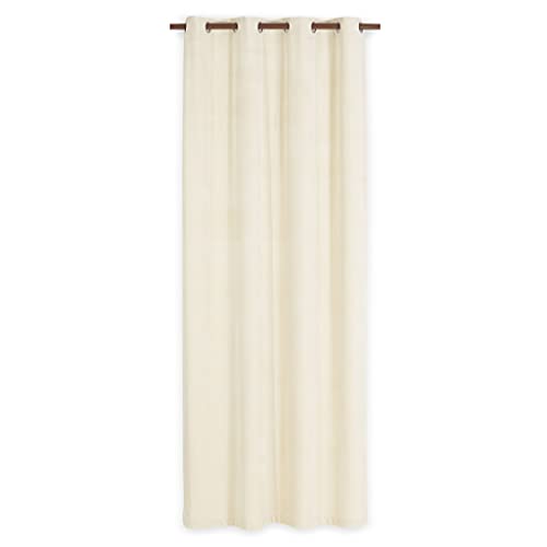 Deco Mex OTEF050 FUTURESamtgardinen145x260cm, Polyester, Beige, Normale Größe von Deco Mex