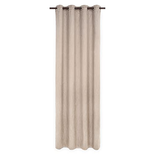 Deco Mex VADK28510 VorhangPRADO, Polyester, Beige, Normale Größe von Deco Mex