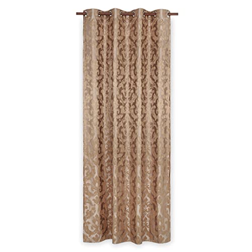 Deco Mex VAMH12008 ANTIBESVorhang, Polyester in Viskose, Braun, Normale Größe von Deco Mex