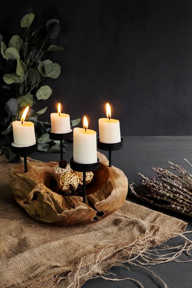 Deco Pleasure Kerzenständer, Kerzenhalter NILA von Deco Pleasure