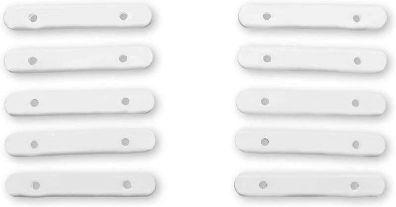 Deco-Raum Bleistäbchen Bleistreifen Lackiert Hochwertig, Vorhänge, (10-tlg), Beschwerung von Deco-Raum