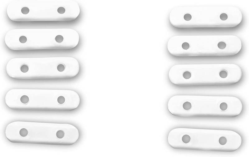 Deco-Raum Bleistäbchen Bleistreifen Lackiert Hochwertig, Vorhänge, (10-tlg), Beschwerung von Deco-Raum