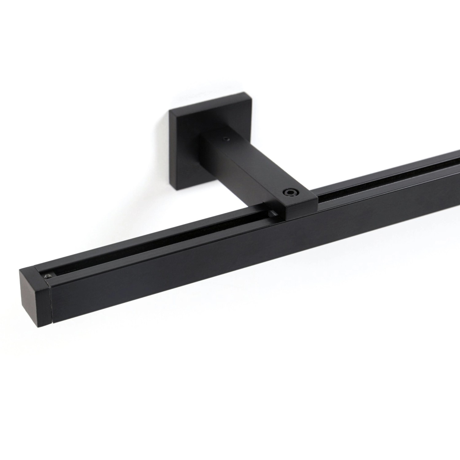 Deco-Raum Gardinenschiene nach Maß 1-Lauf Cube Schwarz 240cm Deco-Raum Gardinenschiene nach Maß 1-Lauf Cube Schwarz 240cm von Deco-Raum