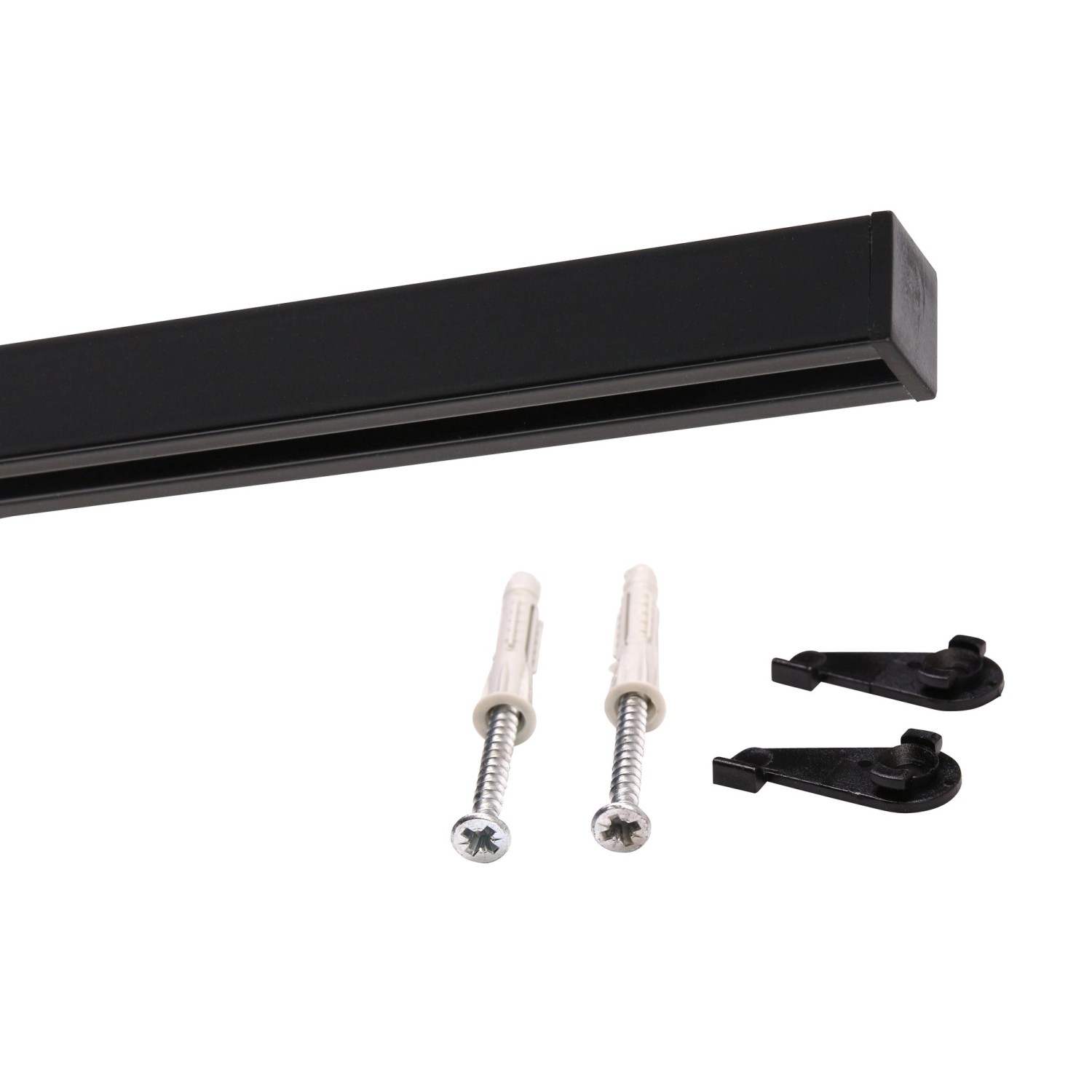 Deco-Raum Gardinenschiene nach Maß 1-Lauf Square Schwarz 60cm Deco-Raum Gardinenschiene nach Maß 1-Lauf Square Schwarz 60cm von Deco-Raum