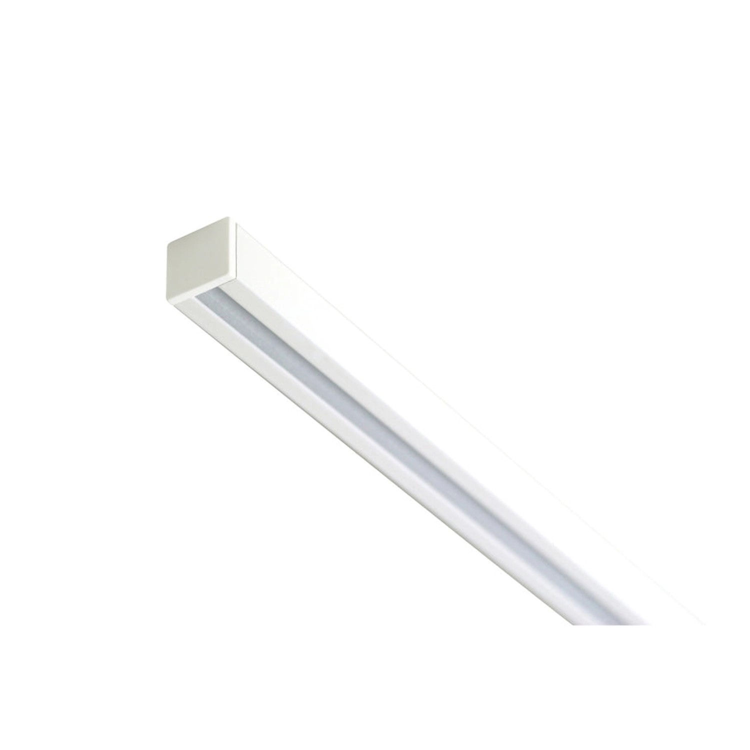 Deco-Raum Gardinenschiene nach Maß 1-Lauf Square Weiß 170cm Deco-Raum Gardinenschiene nach Maß 1-Lauf Square Weiß 170cm von Deco-Raum