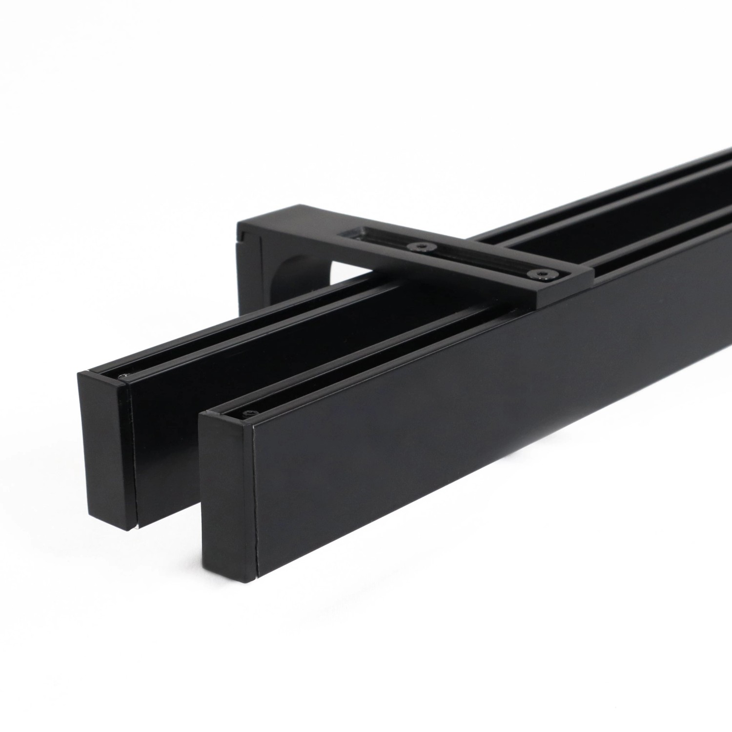 Deco-Raum Gardinenschiene nach Maß 2-Lauf Loft Schwarz 60cm Deco-Raum Gardinenschiene nach Maß 2-Lauf Loft Schwarz 60cm von Deco-Raum