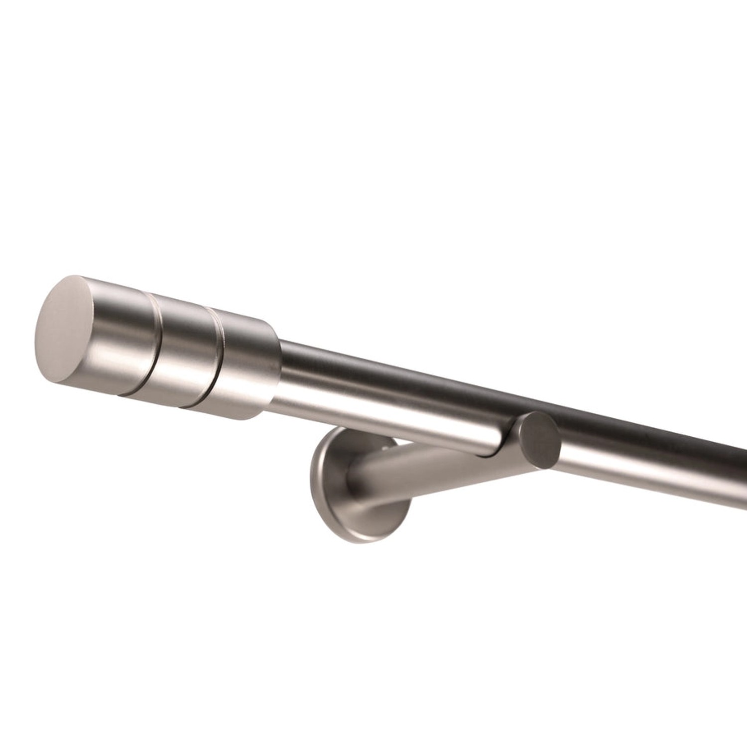 Deco-Raum Gardinenstange nach Maß 1-Lauf Zylinder Ø 25 Edelstahl-optik 60cm Deco-Raum Gardinenstange nach Maß 1-Lauf Zylinder Ø 25 Edelstahl-optik 60cm von Deco-Raum