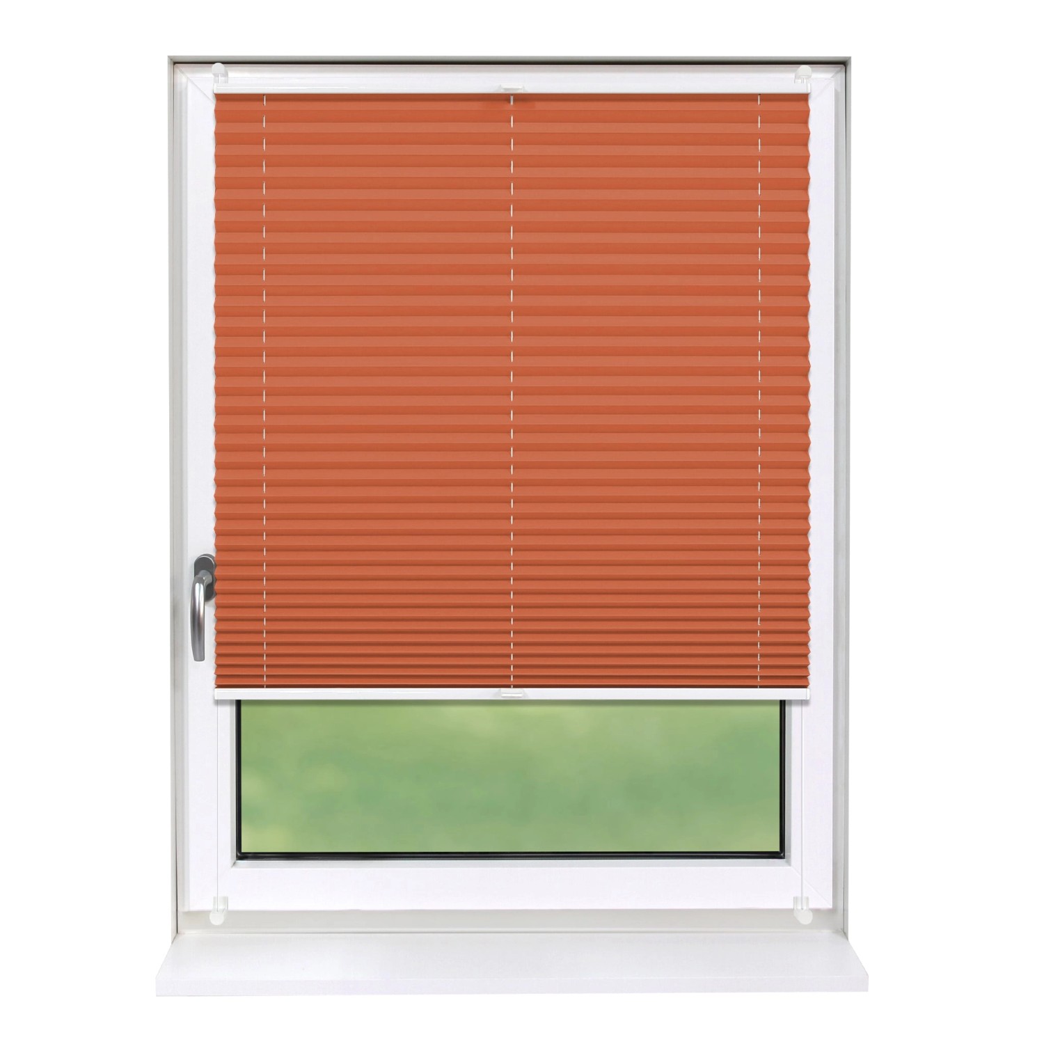 Deco-Raum Plissee Basic ohne Bohren 100x210cm Orange Blickdicht Klemmfix Deco-Raum Plissee Basic ohne Bohren 100x210cm Orange Blickdicht Klemmfix von Deco-Raum