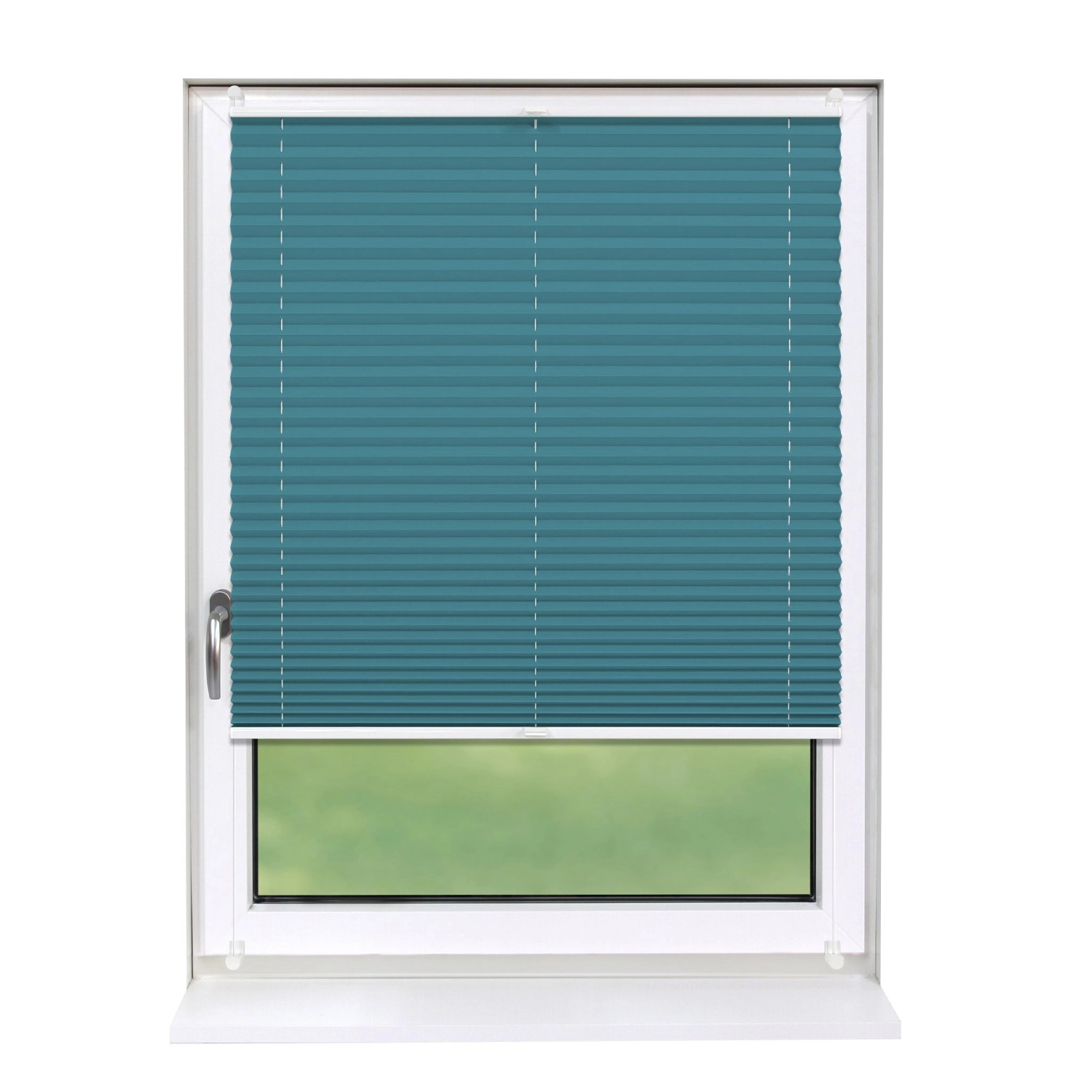 Deco-Raum Plissee Basic ohne Bohren 115x150cm Petrol Blickdicht Klemmfix Deco-Raum Plissee Basic ohne Bohren 115x150cm Petrol Blickdicht Klemmfix von Deco-Raum