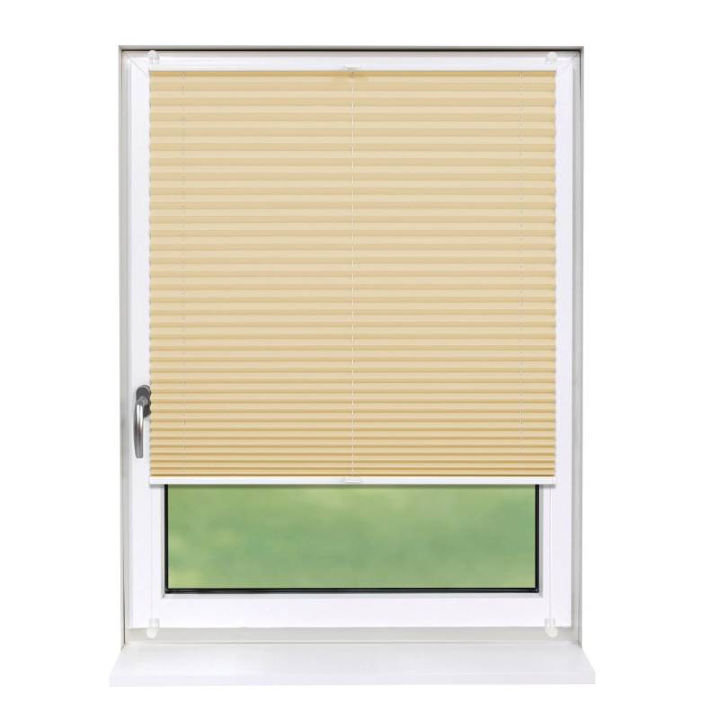 Deco-Raum Plissee Basic ohne Bohren 40x150cm Beige Blickdicht Klemmfix Deco-Raum Plissee Basic ohne Bohren 40x150cm Beige Blickdicht Klemmfix von Deco-Raum