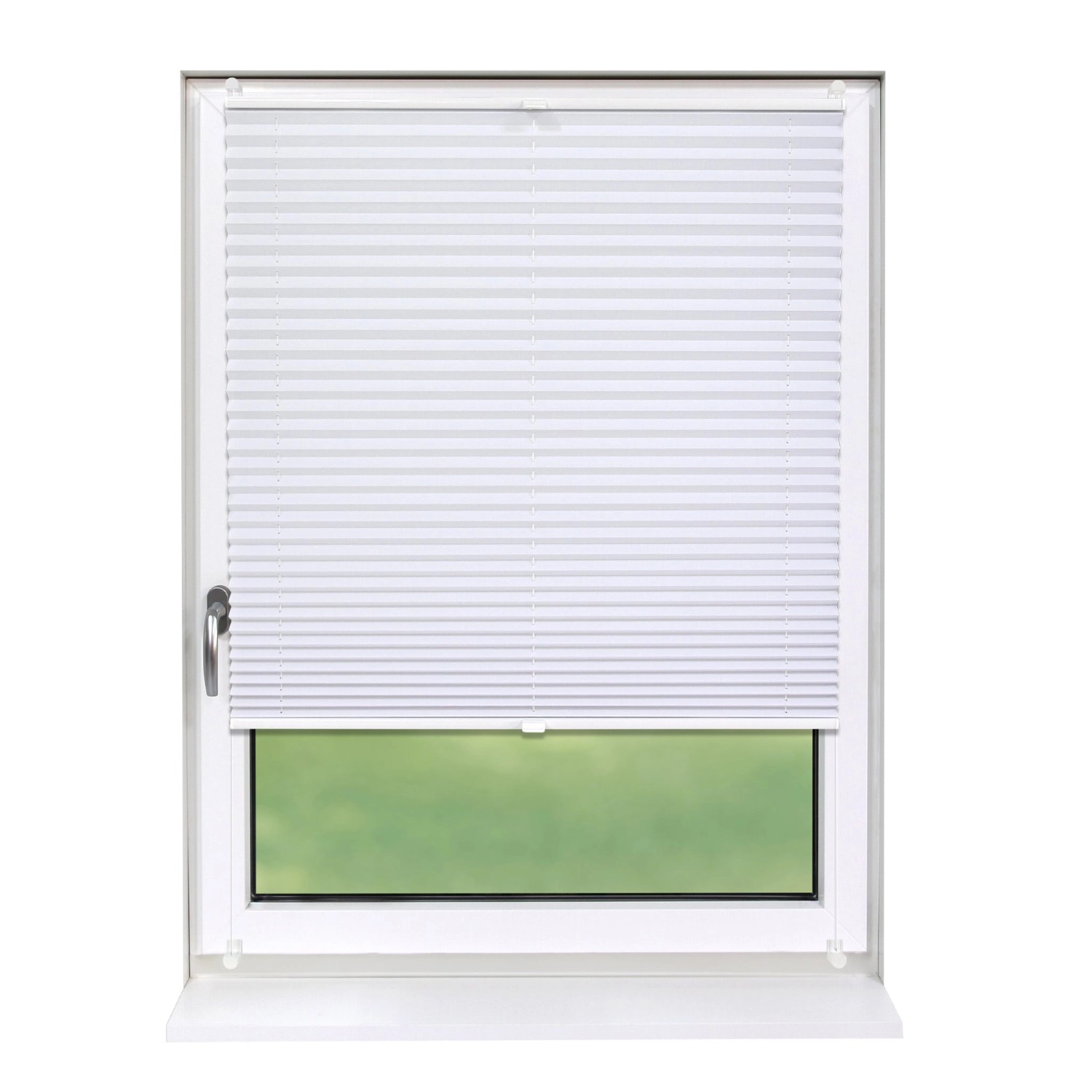 Deco-Raum Plissee Basic ohne Bohren 45x150cm Weiß Blickdicht Klemmfix Deco-Raum Plissee Basic ohne Bohren 45x150cm Weiß Blickdicht Klemmfix von Deco-Raum