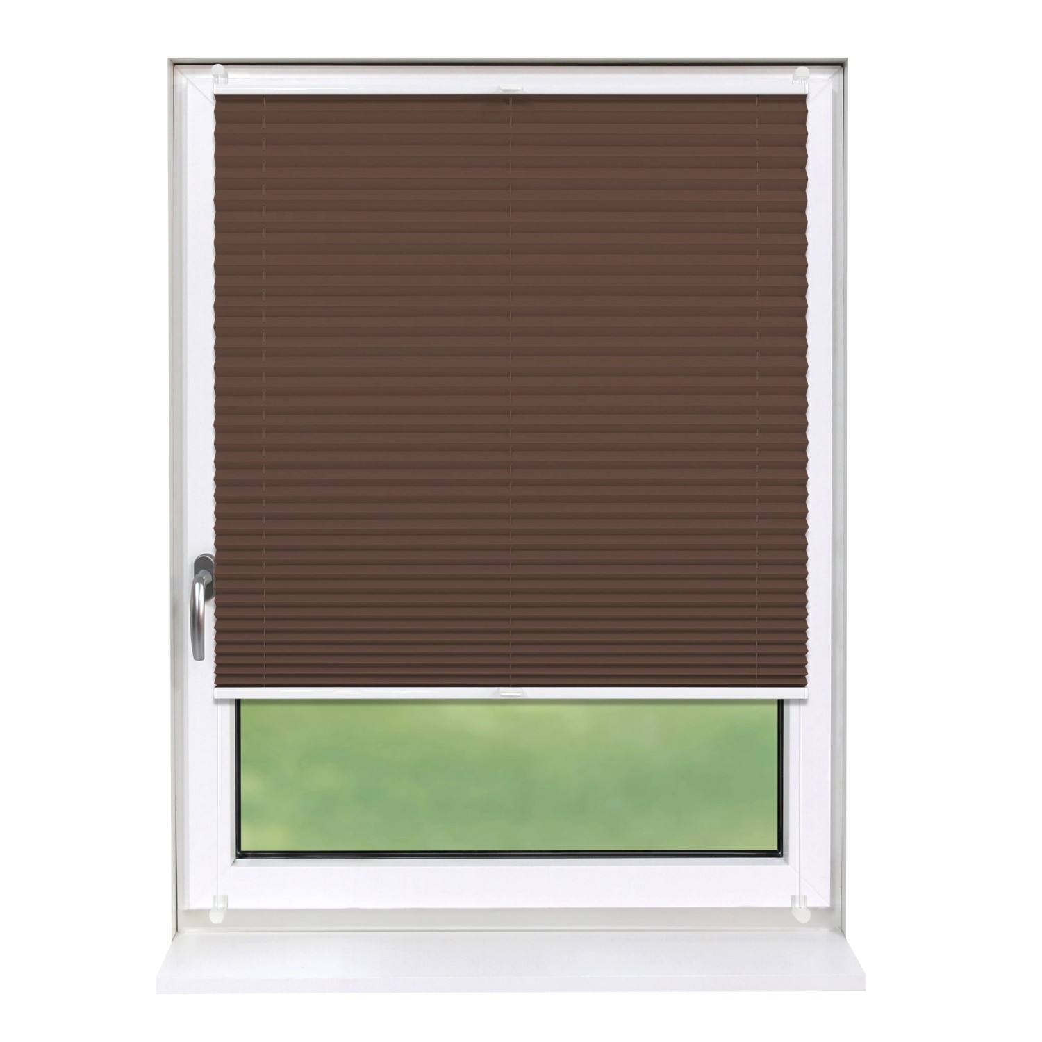 Deco-Raum Plissee Basic ohne Bohren 55x150cm Braun Blickdicht Klemmfix Deco-Raum Plissee Basic ohne Bohren 55x150cm Braun Blickdicht Klemmfix von Deco-Raum