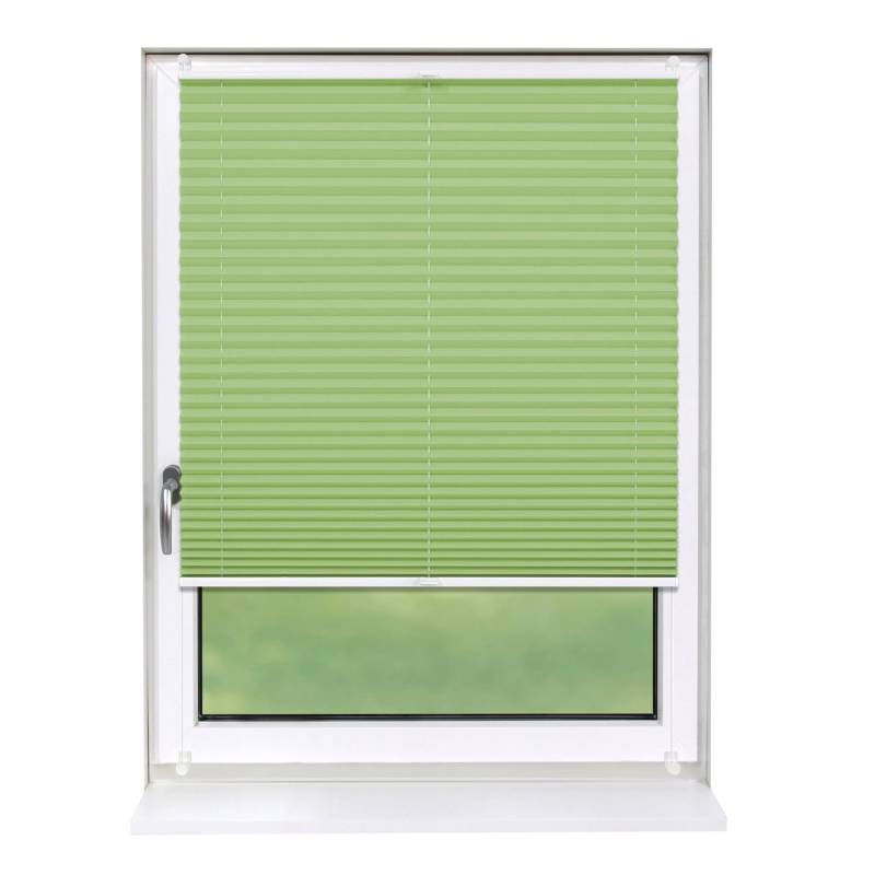 Deco-Raum Plissee Basic ohne Bohren 55x150cm Grün Blickdicht Klemmfix von Deco-Raum