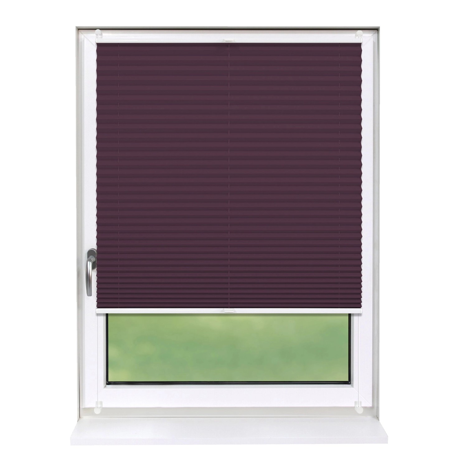 Deco-Raum Plissee Basic ohne Bohren 65x150cm Violett Blickdicht Klemmfix Deco-Raum Plissee Basic ohne Bohren 65x150cm Violett Blickdicht Klemmfix von Deco-Raum