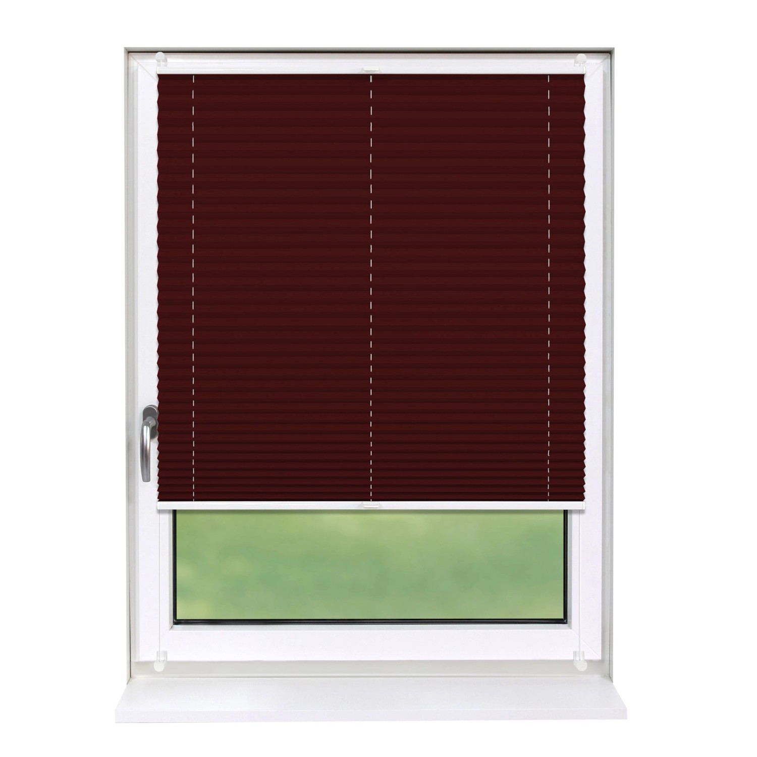 Deco-Raum Plissee Basic ohne Bohren 75x210cm Weinrot Blickdicht Klemmfix Deco-Raum Plissee Basic ohne Bohren 75x210cm Weinrot Blickdicht Klemmfix von Deco-Raum
