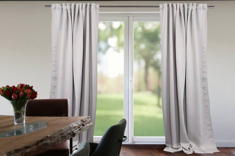 Deco-Raum Vorhang, verdeckte Schlaufen (1 St), verdunkelnd, Polyester von Deco-Raum