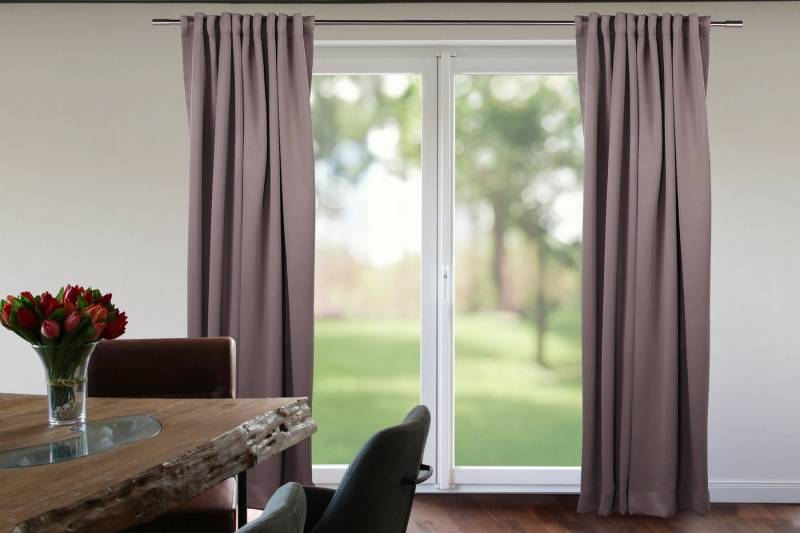 Deco-Raum Vorhang, verdeckte Schlaufen (1 St), verdunkelnd, Polyester von Deco-Raum