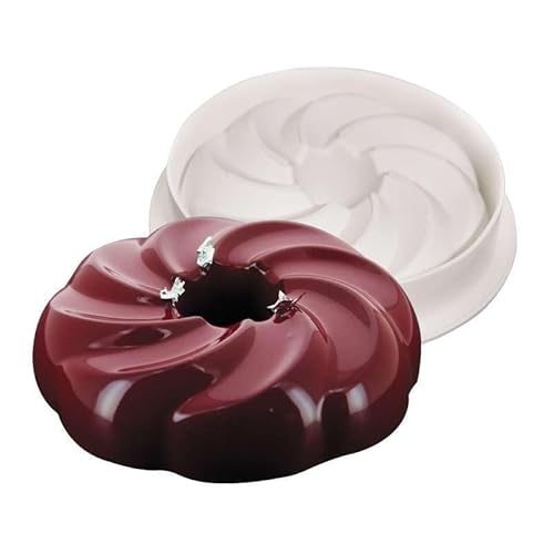 Déco Relief - Silikonform 3D Klarheit – Ø 193 mm H. 52 mm – 1100 ml – Deko Sweet Cakes – Profi-Backform von Déco Relief