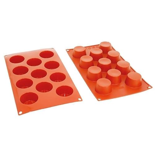 Déco Relief - Silikonform für 11 Mini-Muffins, ⌀ 5,1 x 2,8 cm – Kuchenform zum Backen – professionelles Material von Déco Relief