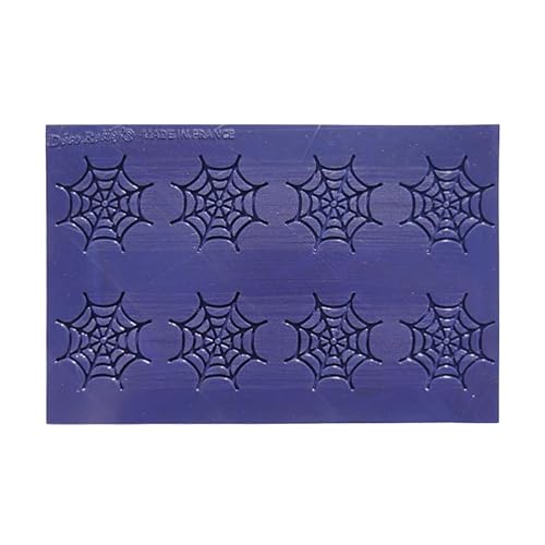 Déco Relief - Silikonmatte zur Dekoration, Ziegel, 8 Spinnennetze – Form zum Erstellen von knusprigen Fliesen – Dekoration für Gebäck – 0TU06 Déco Relief - Silikonmatte zur Dekoration, Ziegel, 8 Spinnennetze – Form zum Erstellen von knusprigen Fliesen – Dekoration für Gebäck – 0TU06 von Déco Relief