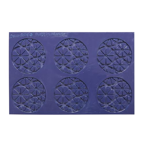 Déco Relief - Silikonmatte zur Dekoration von Fliesen, Kuchen, Zitronen, Durchmesser 8 cm – Form für knusprige Fliesen – Dekoration für Gebäck – 0TU17 Déco Relief - Silikonmatte zur Dekoration von Fliesen, Kuchen, Zitronen, Durchmesser 8 cm – Form für knusprige Fliesen – Dekoration für Gebäck – 0TU17 von Déco Relief