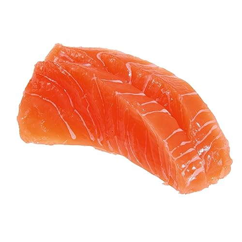 Deco Woerner Deko Dummy Sashimi Lachs-Lebensmittel-Attrappen rot 10 cm von Deco Woerner