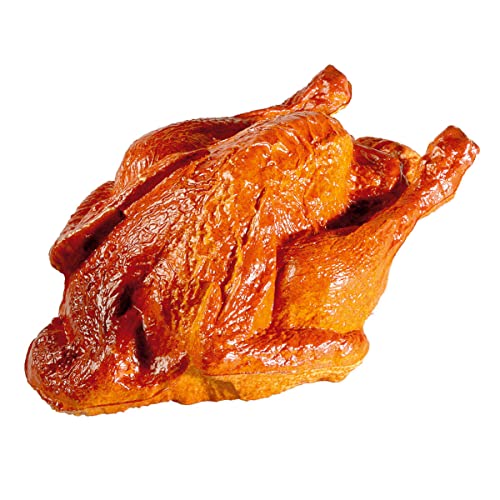 Deco Woerner Deko ganzes gegrilltes Hähnchen Lebensmittel-Attrappe Fake Hähnchen gegrillt am Stück, 23 cm von Deco Woerner