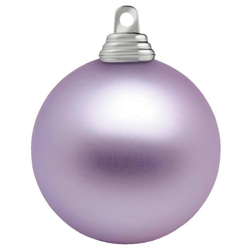 Deco Woerner Lavendel, Matte Weihnachtskugeln aus schwer entflammbarem Kunststoff, 10 cm Ø - 6 Stück Deco Woerner Lavendel, Matte Weihnachtskugeln aus schwer entflammbarem Kunststoff, 10 cm Ø - 6 Stück von Deco Woerner