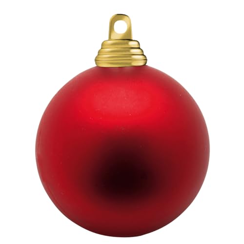 Deco Woerner Rote, Matte Weihnachtskugeln aus schwer entflammbarem Kunststoff, 10 cm Ø - 6 Stück Deco Woerner Rote, Matte Weihnachtskugeln aus schwer entflammbarem Kunststoff, 10 cm Ø - 6 Stück von Deco Woerner