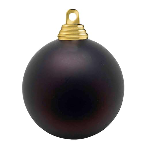 Deco Woerner Schokobraune, Matte Weihnachtskugeln aus schwer entflammbarem Kunststoff, 10 cm Ø - 6 Stück Deco Woerner Schokobraune, Matte Weihnachtskugeln aus schwer entflammbarem Kunststoff, 10 cm Ø - 6 Stück von Deco Woerner