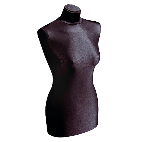 Deco Woerner Strechbezug Ersatzbezug Überzug für Damen-Büste Schaufensterfigur 70 cm schwarz von Deco Woerner