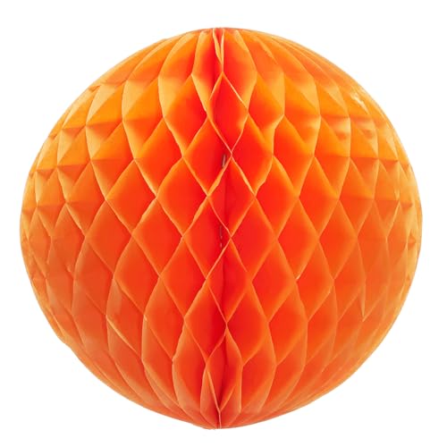 Deco Woerner Orange Wabenball schwer entflammbar, B1 30 cm Ø von Deco Woerner