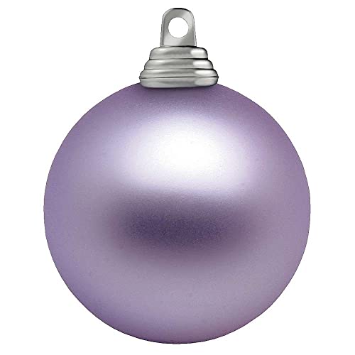 Deco Woerner Weihnachtskugeln/Christbaumhänger Lavendel schwer entflammbar B1 matt 8 cm 12St von Deco Woerner
