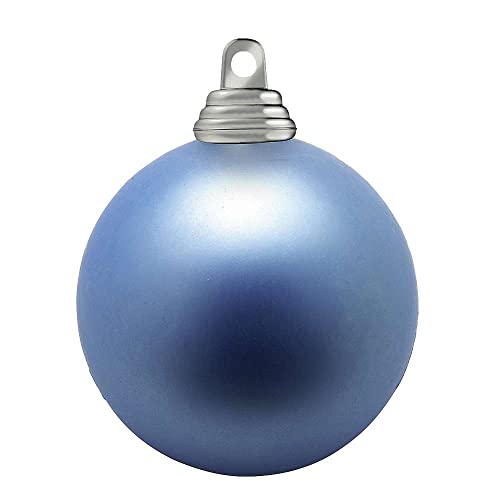 Deco Woerner Weihnachtskugeln Christbaumhänger Jeansblau schwer entflammbar B1 matt 8 cm 12St von Deco Woerner